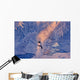 Snowman Standing Next to Wall Decal 1