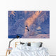 Snowman Standing Next to Wall Decal 1