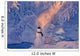 Snowman Standing Next to Wall Decal 1