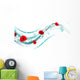 poppy floral Wall Decal