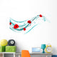 poppy floral Wall Decal