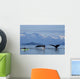 Group Humpback Whales Lift Wall Decal