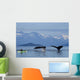 Group Humpback Whales Lift Wall Decal