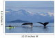 Group Humpback Whales Lift Wall Decal