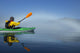 A Sea Kayaker Paddles Wall Mural