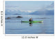 A Sea Kayaker Watches As A Group Of Humpback Whales Surface Wall Mural