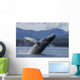 Humpback Whale Breaches as Wall Decal 5