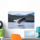 Humpback Whale Breaches as Wall Decal 4
