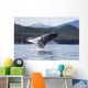 Humpback Whale Breaches as Wall Decal 4