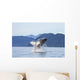 Humpback Whale Breaches as Wall Decal 2 