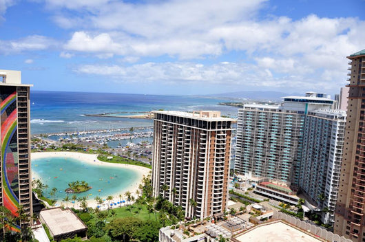 Waikiki Beach Oahu Hawaii Wall Mural