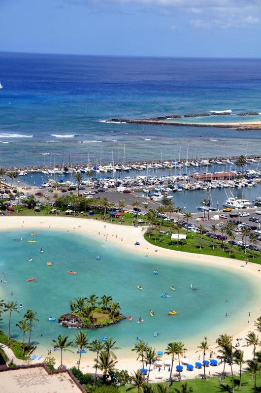 Waikiki Beach Oahu Hawaii Wall Decal