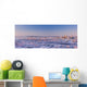 Aerial View Of Downtown Anchorage At Sunset Wall Mural