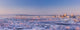 Aerial View Of Downtown Anchorage At Sunset Wall Mural