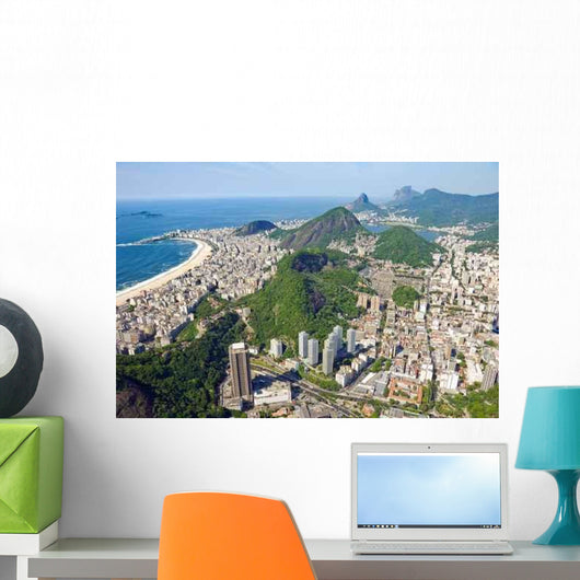 Aerial Dramatic Rio Janeiro Wall Decal