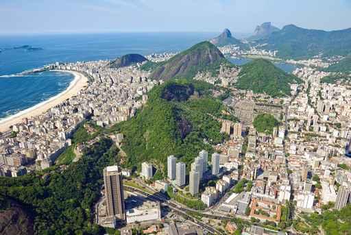 Aerial Dramatic Rio Janeiro Wall Decal