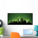 Abstract cityscape Wall Mural