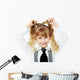Funny Hair Wall Mural