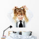 Funny Hair Wall Mural