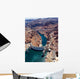 Aerial view of Hoover Dam and the Colorado River Bridge Wall Mural