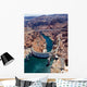 Aerial view of Hoover Dam and the Colorado River Bridge Wall Mural
