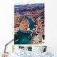 Aerial view of Hoover Dam and the Colorado River Bridge Wall Mural