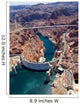 Aerial view of Hoover Dam and the Colorado River Bridge Wall Mural
