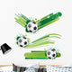 soccer design element Wall Decal