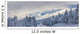 Clouds Clearing over Seward Wall Decal