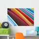 Close up of coloured surfboards lined up Wall Mural