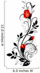 Vector rose Wall Decal