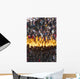 Flames Of Olympic Cauldron Designed By Thomas Heatherwick Wall Mural