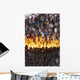 Flames Of Olympic Cauldron Designed By Thomas Heatherwick Wall Mural