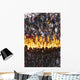 Flames Of Olympic Cauldron Designed By Thomas Heatherwick Wall Mural