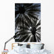 Silhouette Of Date Palm Trees In Oasis Wall Mural