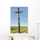 A crucifix on farmland;Saskatchewan canada Wall Mural