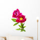 garden peony flowers Wall Decal