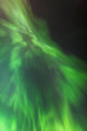 A green northern lights corona Wall Mural