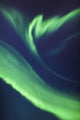 A green northern lights corona Wall Mural