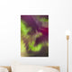 A Green And Magenta Northern Lights Corona Wall Mural