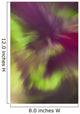 A Green And Magenta Northern Lights Corona Wall Mural