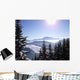 Photo Montagne Et Sapin Wall Decal