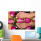 feet bath with roses Wall Mural