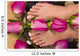 feet bath with roses Wall Mural