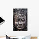 A face sculpture on a stone wall at angkor wat;Cambodia Wall Mural