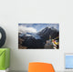 Mountain View With Part Of Stupa Wall Mural