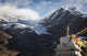 Mountain View With Part Of Stupa Wall Mural