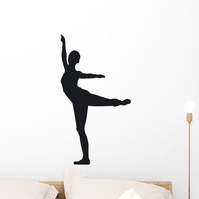 Dancer shown on a wall