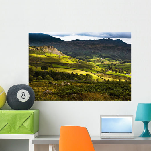Langdale Hills Of Western Lake District Wall Mural