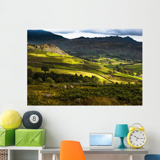 Langdale Hills Of Western Lake District Wall Mural